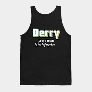 Derry New Hampshire Yellow Text Tank Top